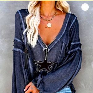 🌟💙3 for $25 Boho top 💙🌟